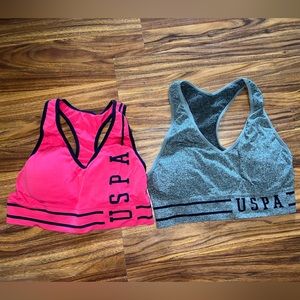 **LAST PRICE DROP BEFORE DONATING**NWOT US Polo two pack sports bras